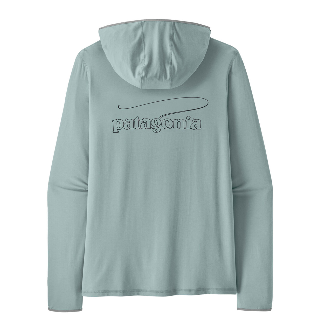 Patagonia Men's Tropic Comfort Natural Graphic Hoody - Casting Logo: Thermal Blue