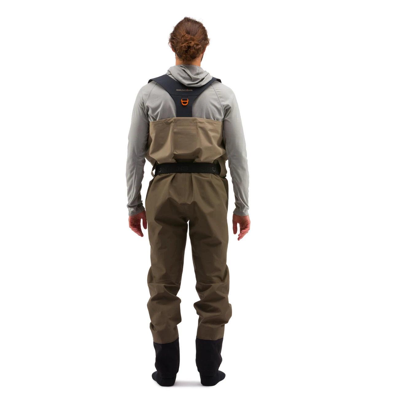 Grundens Men's Boundary Zip Stockingfoot Wader Small (7-9)