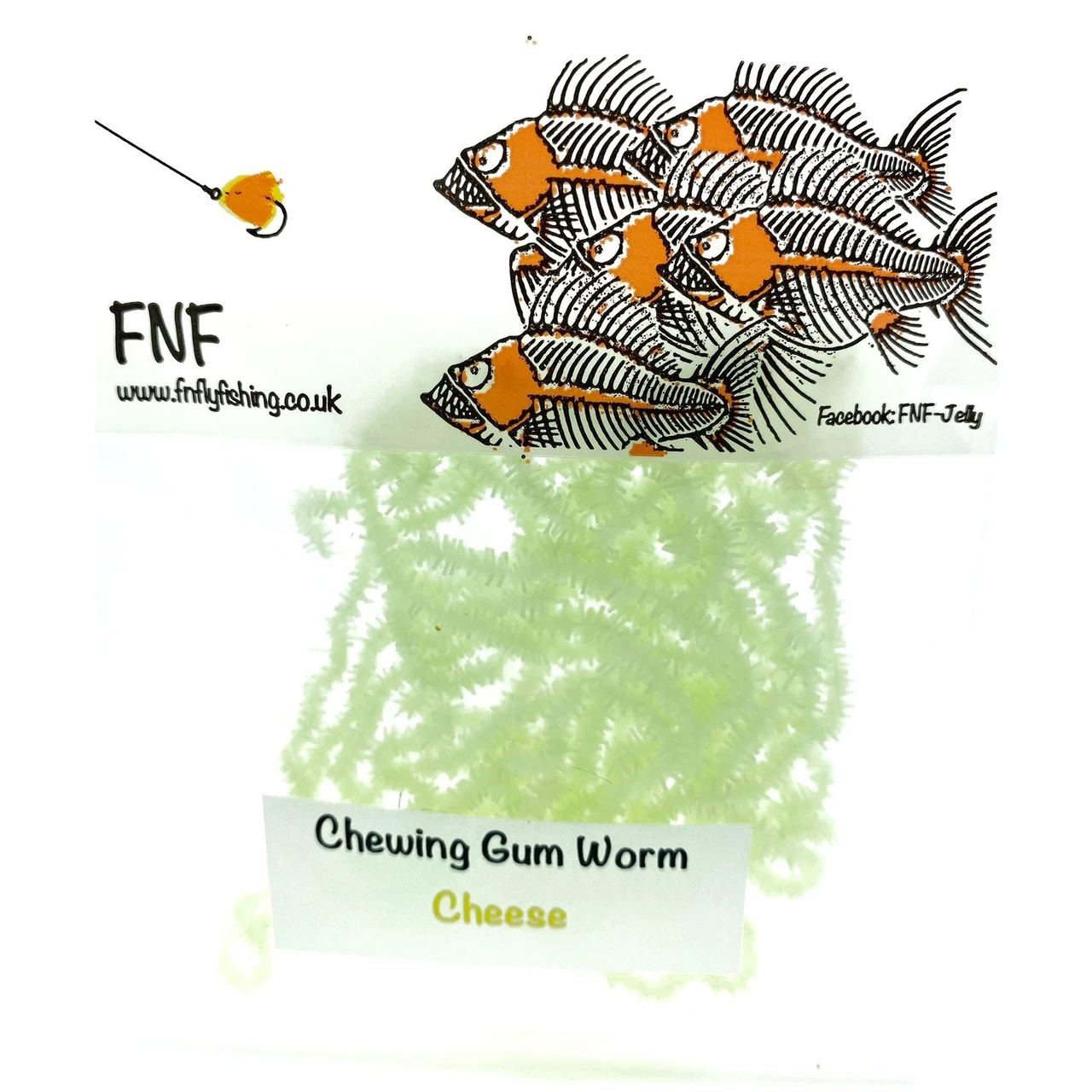 FNF Chewing Gum Worm Chenille CHEESE