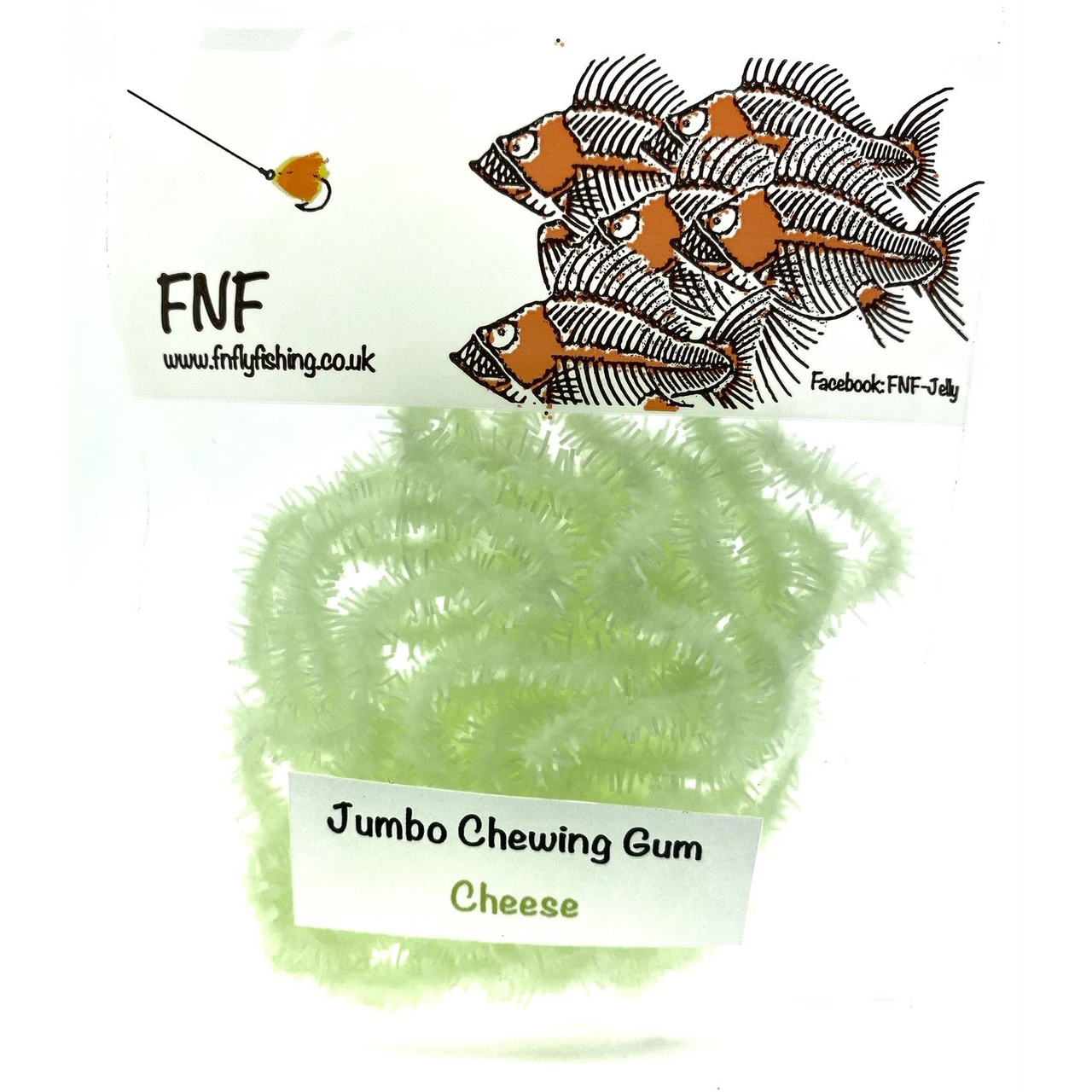 FNF Jumbo Chewing Gum Worm Chenille CHEESE