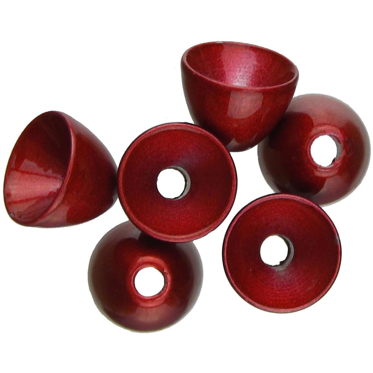 Spirit River Hot Cones 3.8 mm - 5/32 Metallic Red
