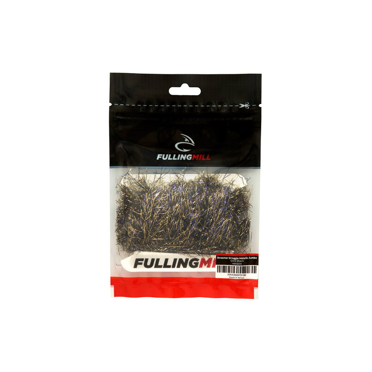 Fulling Mill Streamer Straggle Metallic Jumbo Gold Black