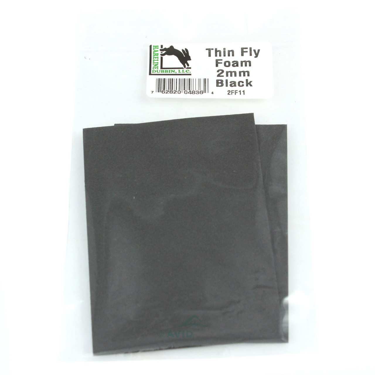 Hareline Thin Fly Foam 2mm Black
