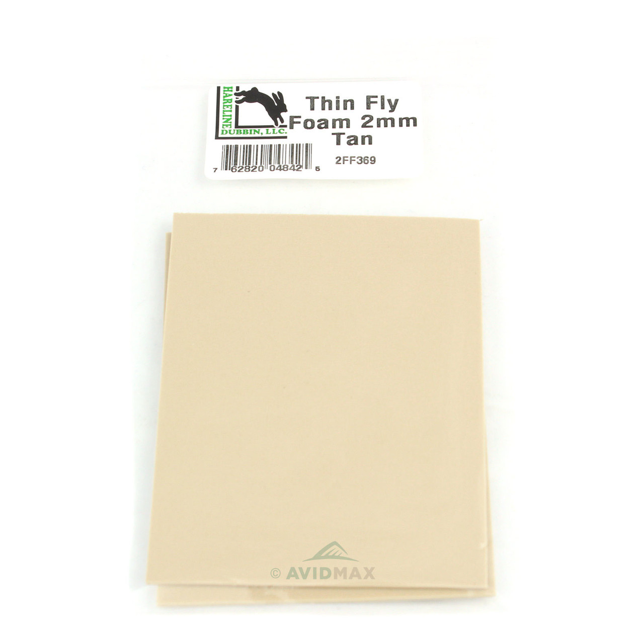 Hareline Thin Fly Foam 2mm Tan