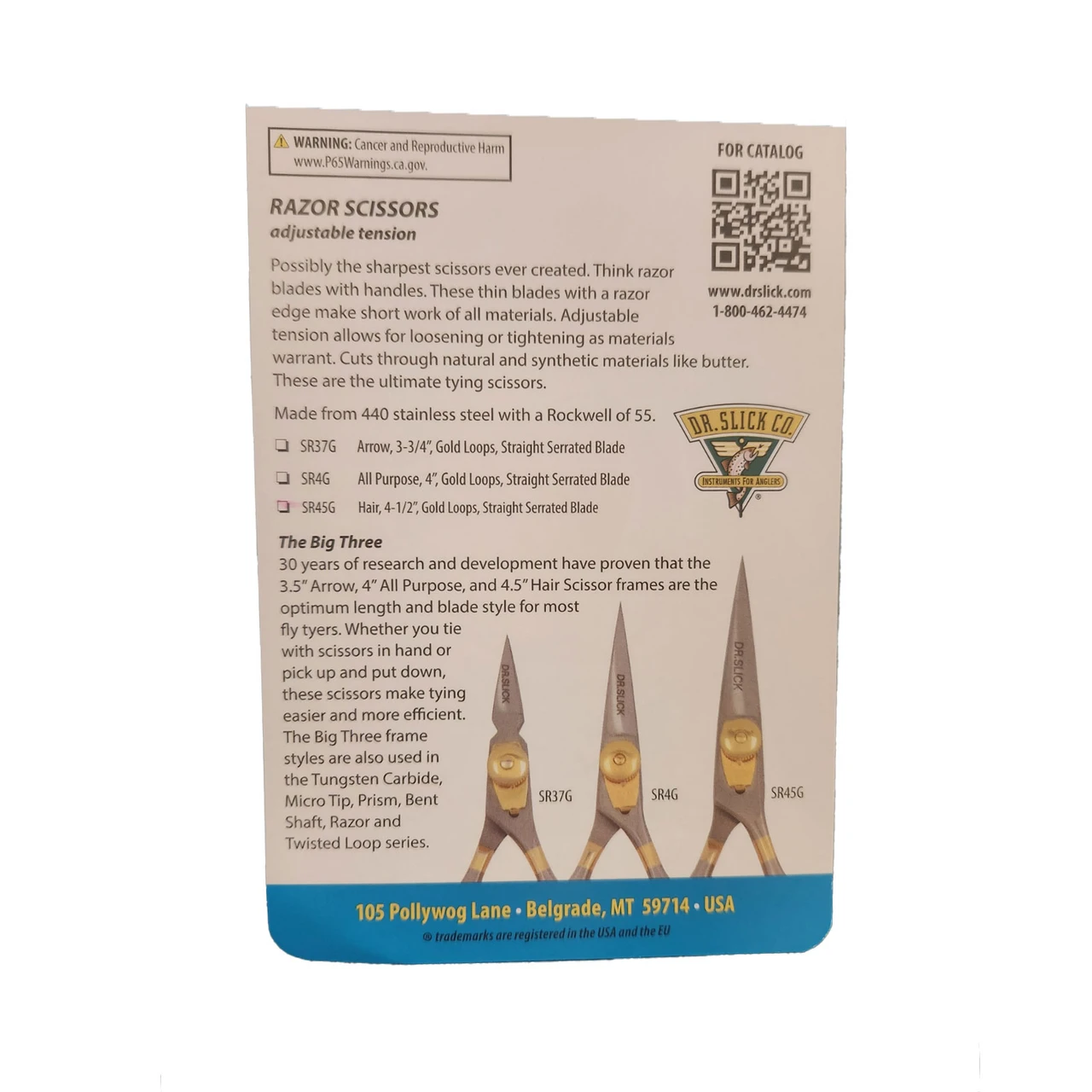 Dr. Slick Arrow Razor Scissor 3 3/4 in - view 1