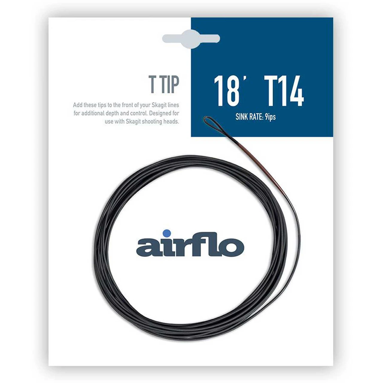 Airflo Custom T-Tips With Looped End Fly Line 18ft T14