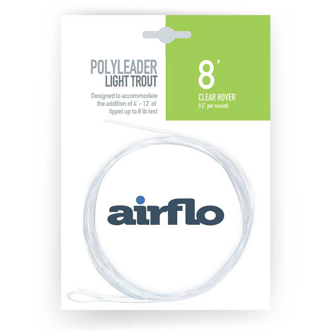 Airflo Light Trout Polyleader 8ft Hover