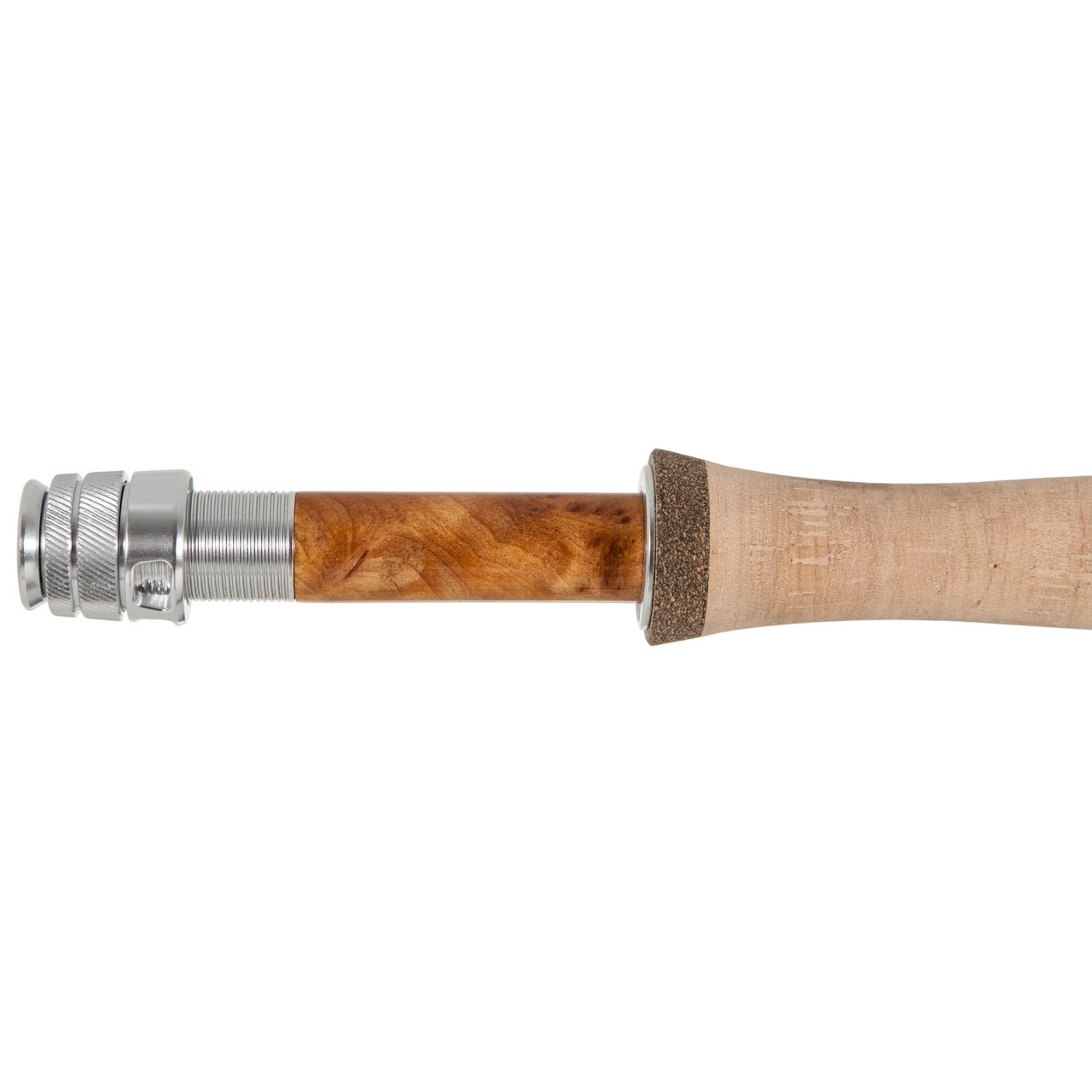 G. Loomis NRX+ LP cork grip and amboyna reel seat insert