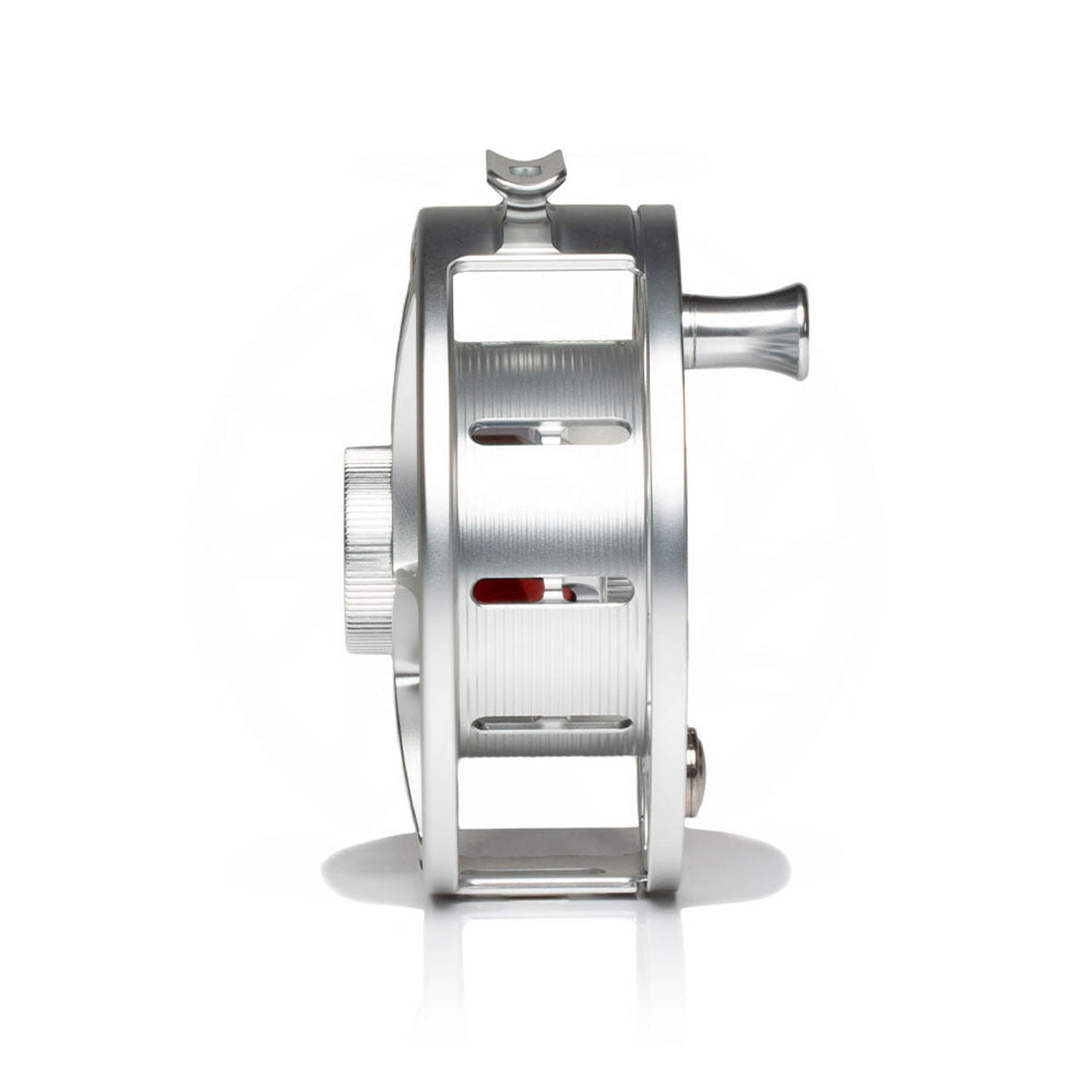 Hatch Iconic Fly Reel 11 Plus (11-12wt) Clear/Red
