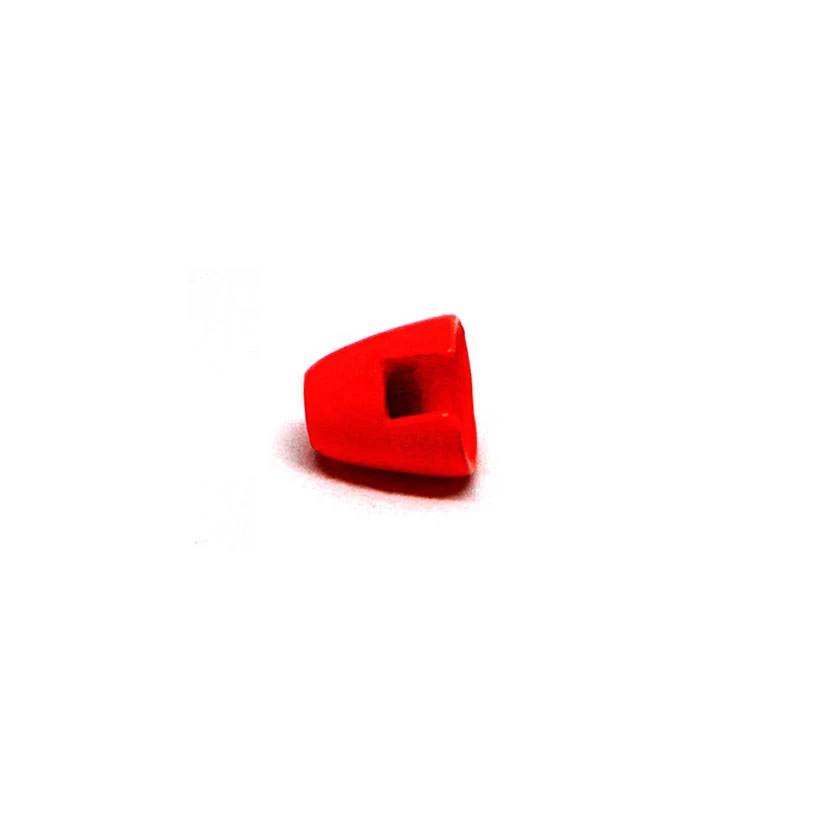 Fulling Mill Slotted Tungsten Coneheads Extra Small (4.0 mm) Painted Fluorescent Orange