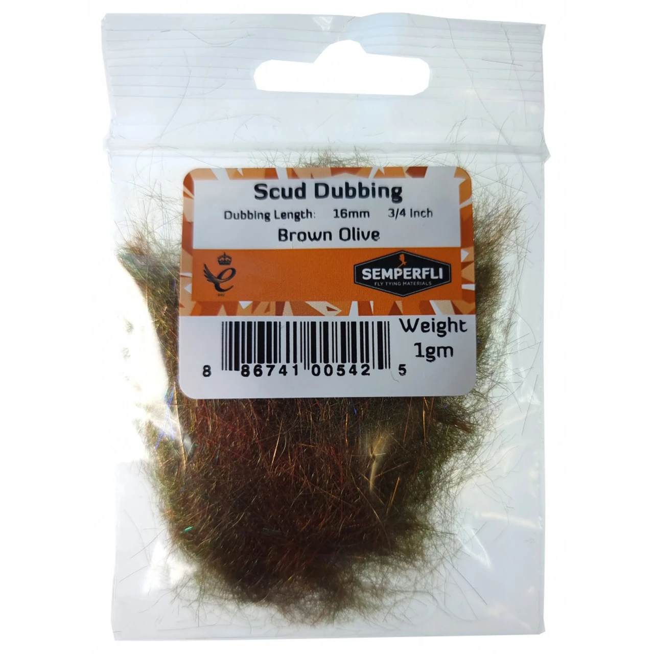 Semperfli Scud Dubbing Brown Olive