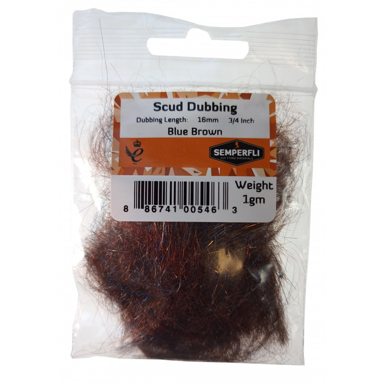 Semperfli Scud Dubbing Blue Brown