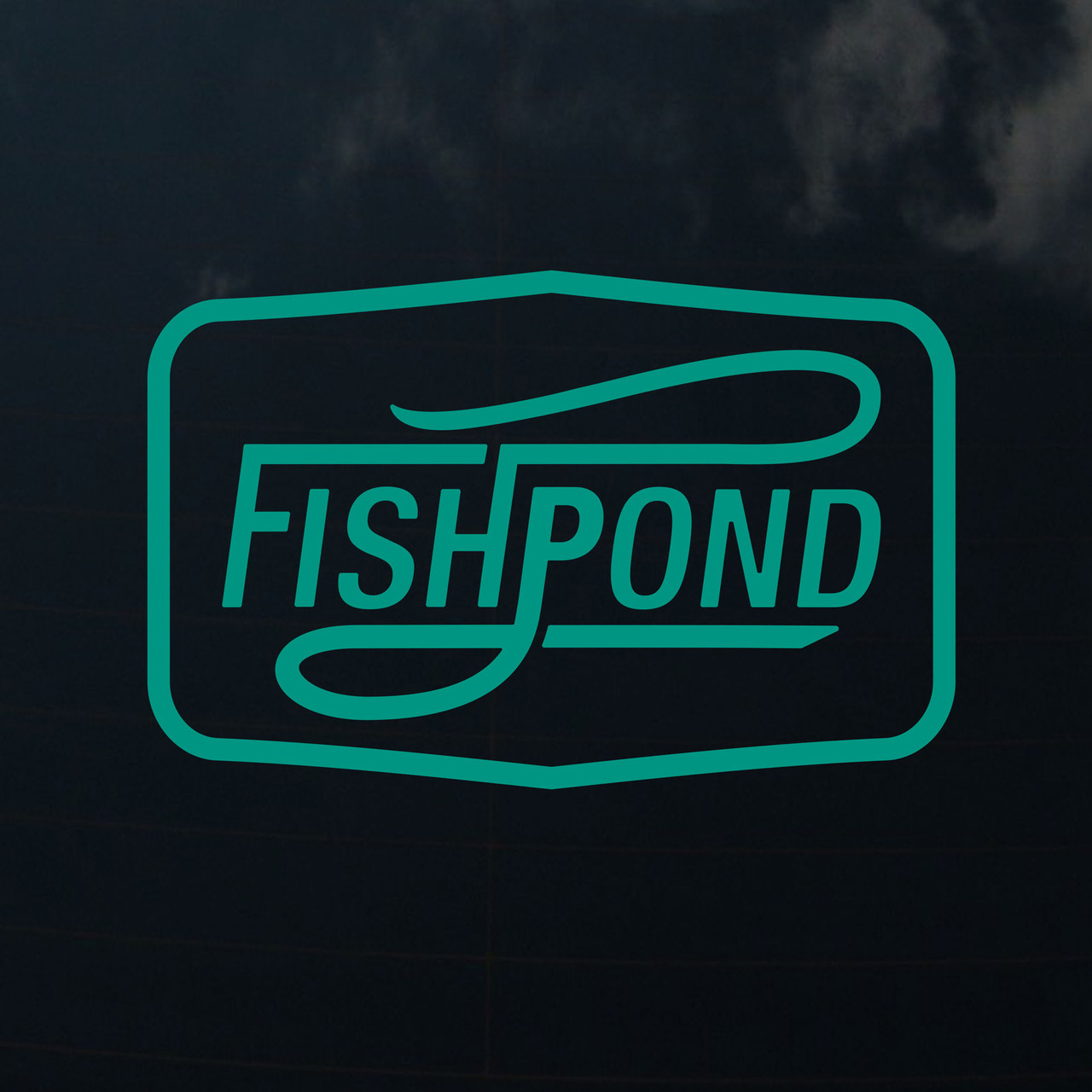 Fishpond Thermal Die Cut Sticker Double Haul