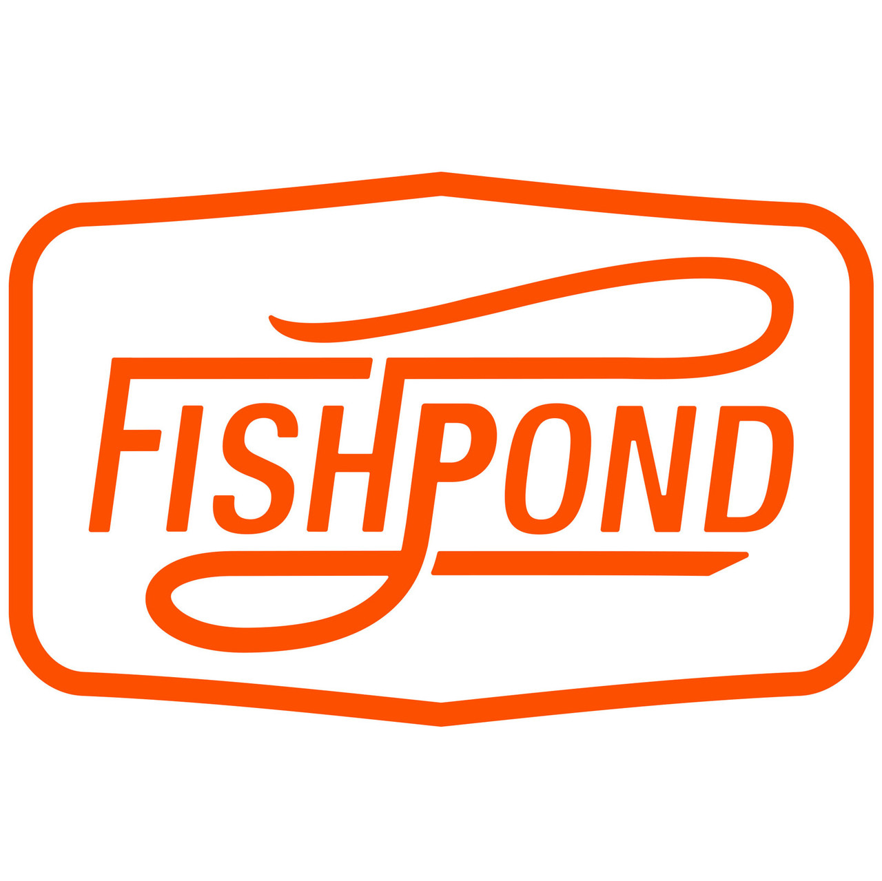 Fishpond Thermal Die Cut Sticker Double Haul