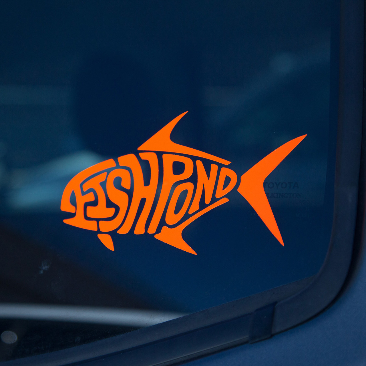 Fishpond Thermal Die Cut Sticker Permit