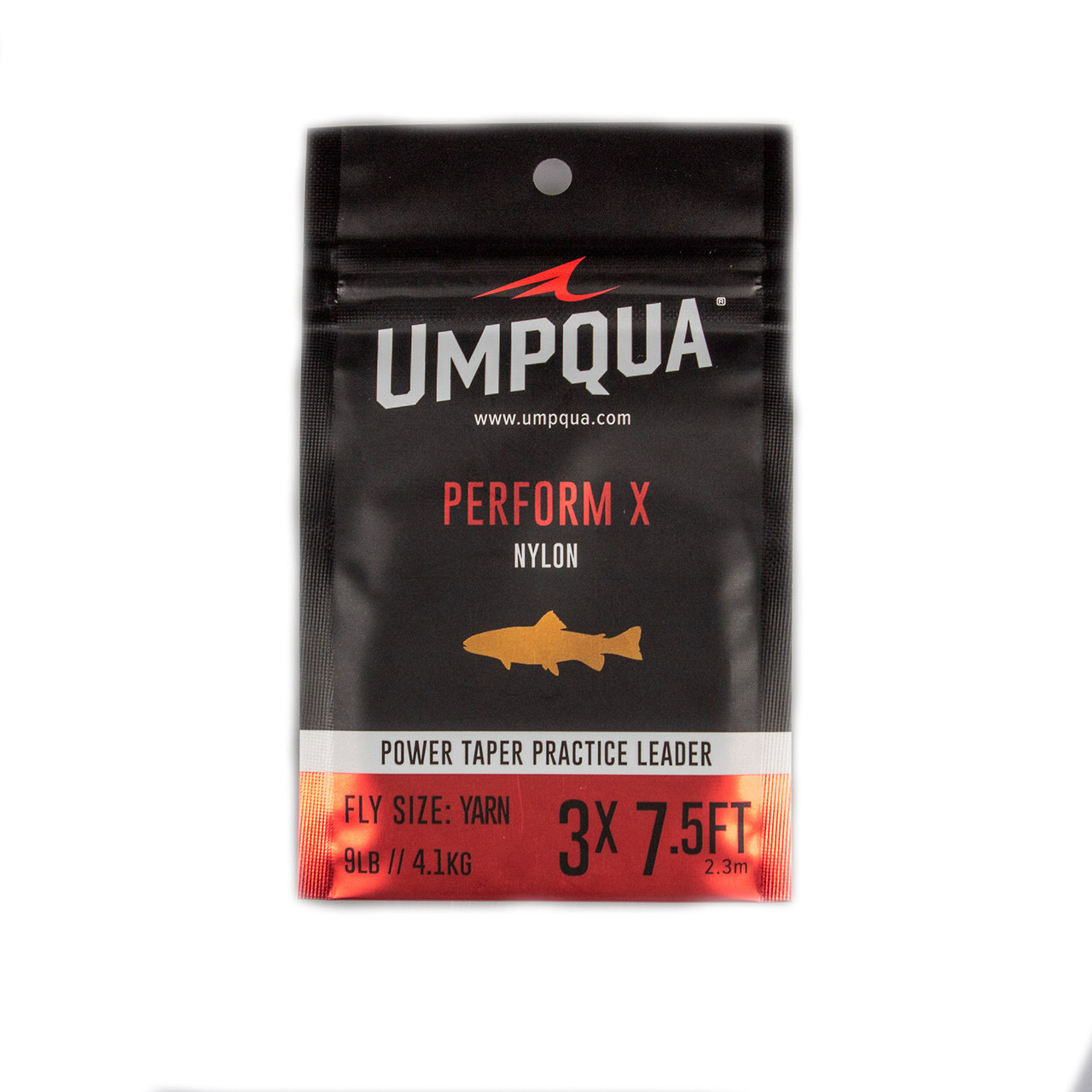 Umpqua Perform X Nylon Practice Leader 7.5 ft 3X