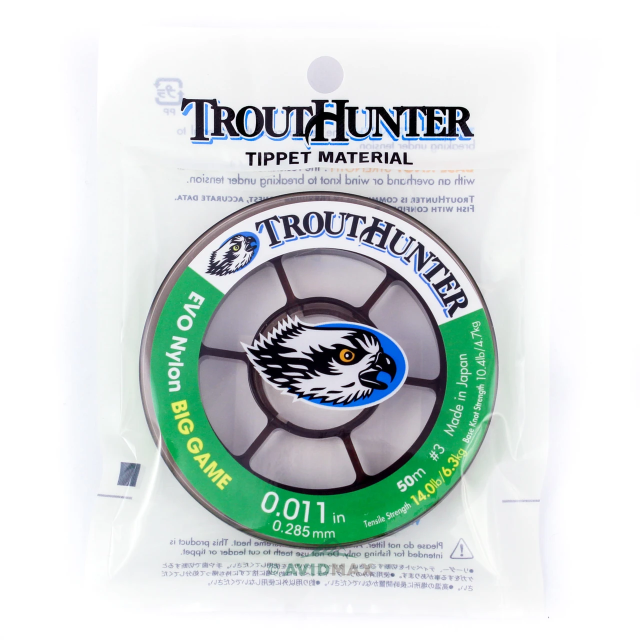 TroutHunter Big Game EVO Nylon Tippet 0x - 14.0 LB - 0.011in