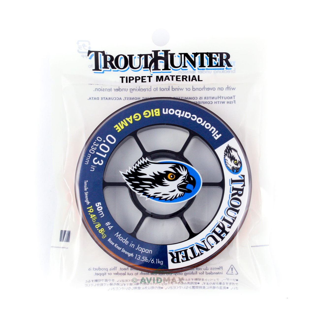 TroutHunter Big Game Fluorocarbon Tippet 27.1 LB - 0.016in