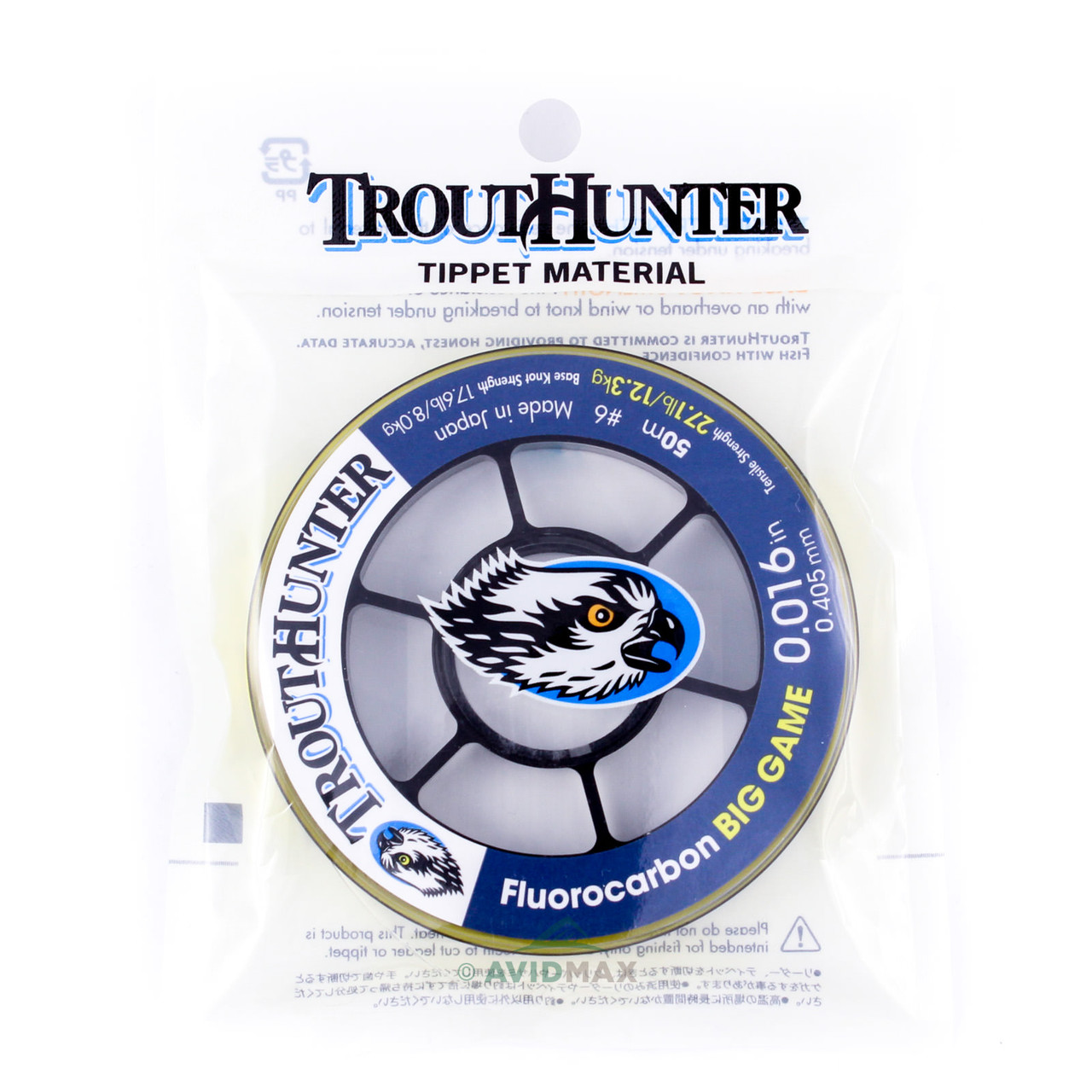TroutHunter Big Game Fluorocarbon Tippet 0/2x - 19.4 LB - 0.13in
