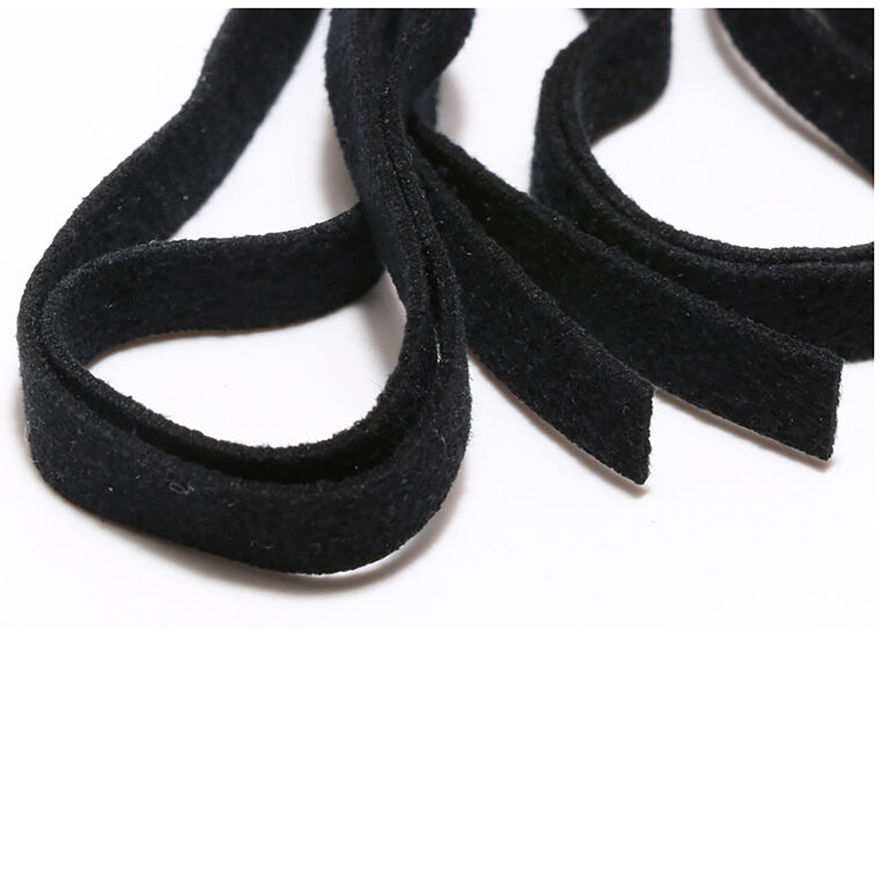 Hareline Leech Leather Strip Black