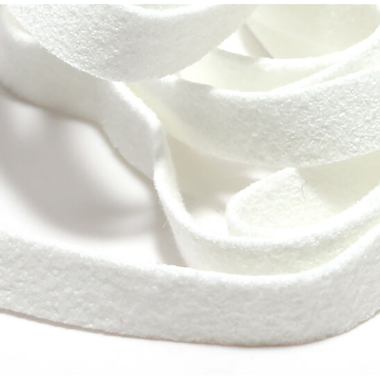 Hareline Leech Leather Strip White