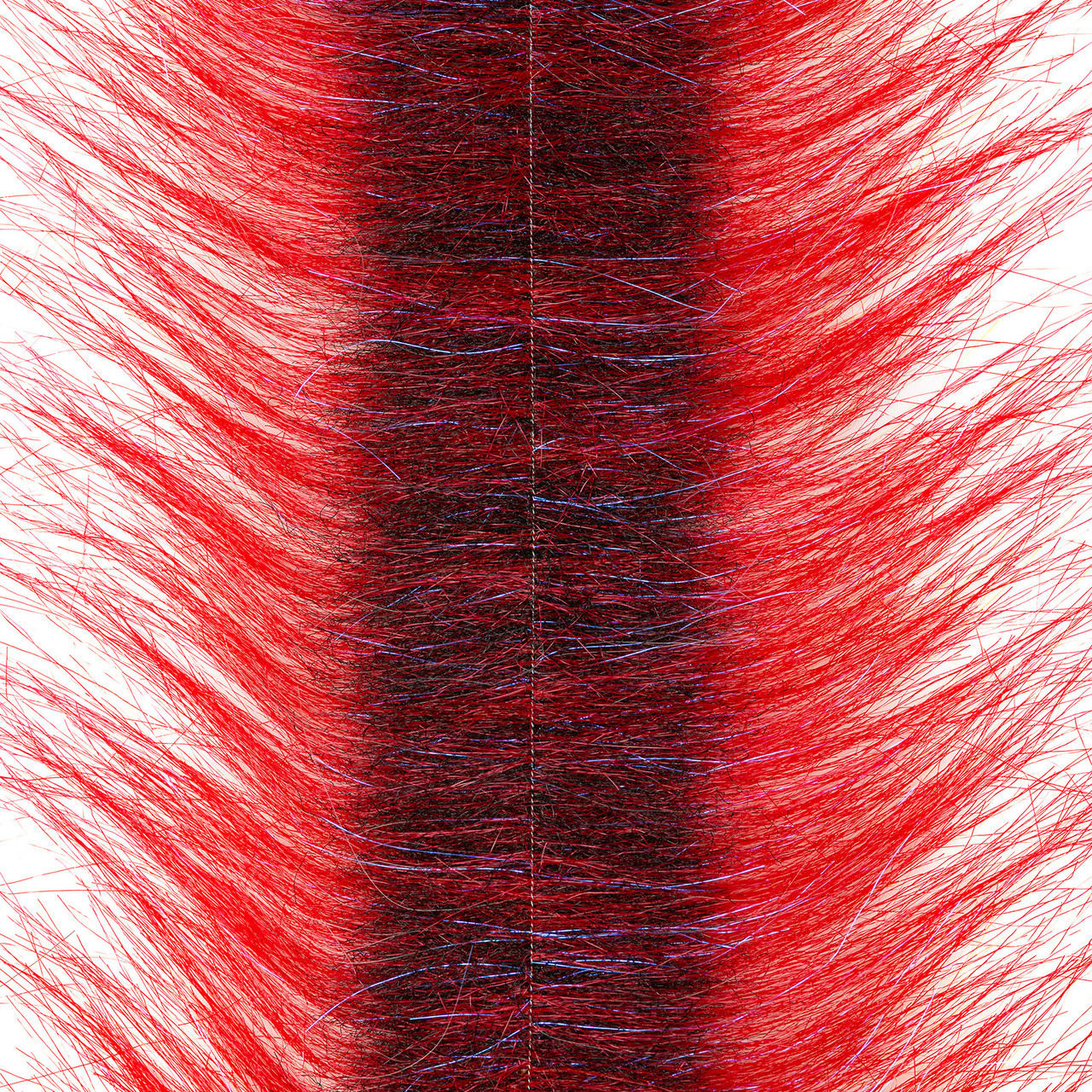 Enrico Puglisi EP Craft Fur Brush 3 inch Bright Red/Black