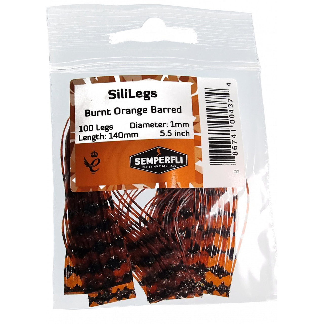 Semperfli SiliLegs Barred Red