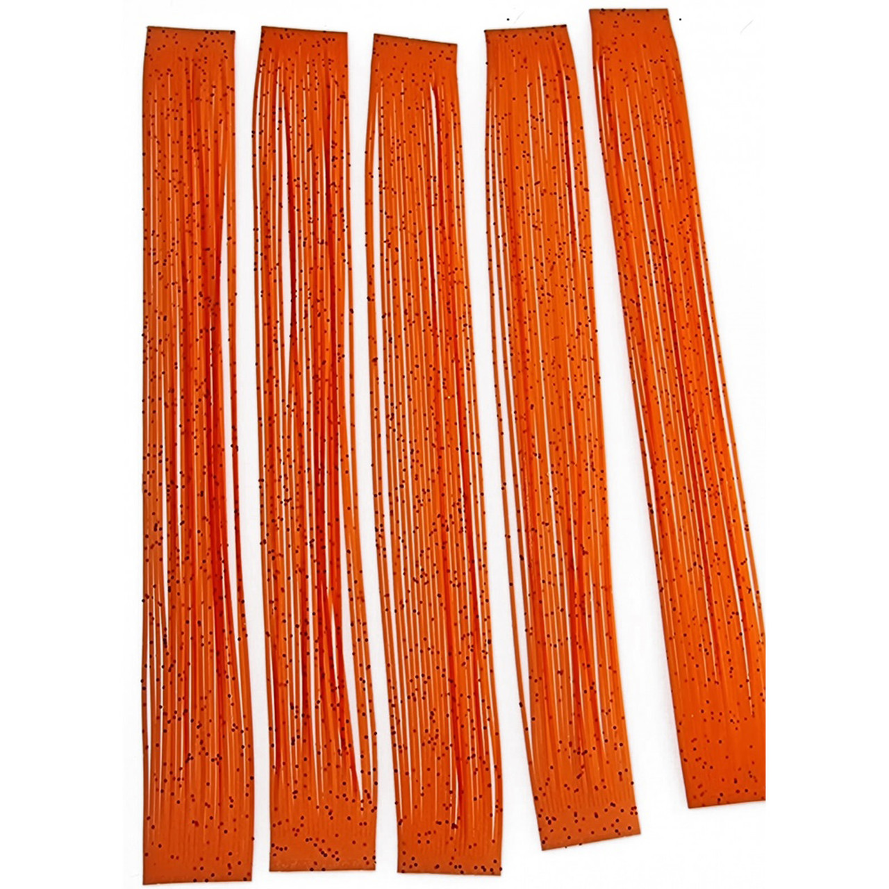 Semperfli SiliLegs Flake Orange and Silver