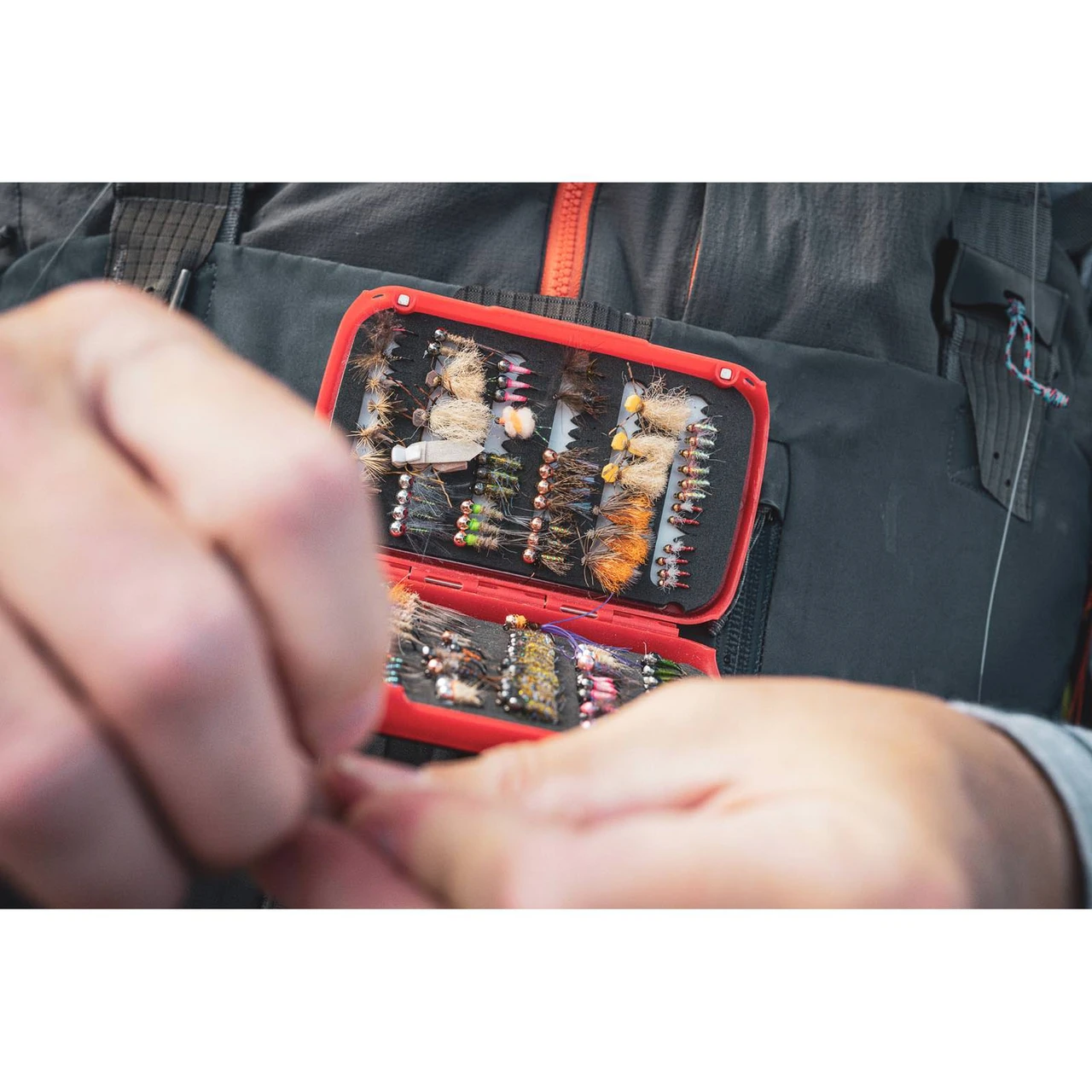 Fulling Mill Fly Patch Red