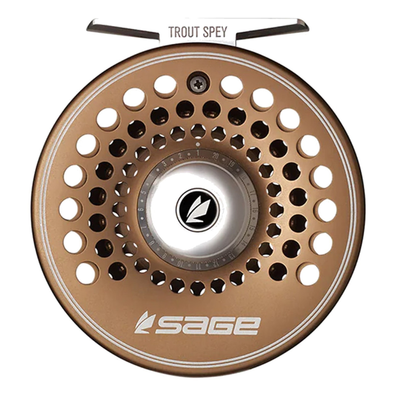 Sage Trout Spey Fly Reel - Bronze