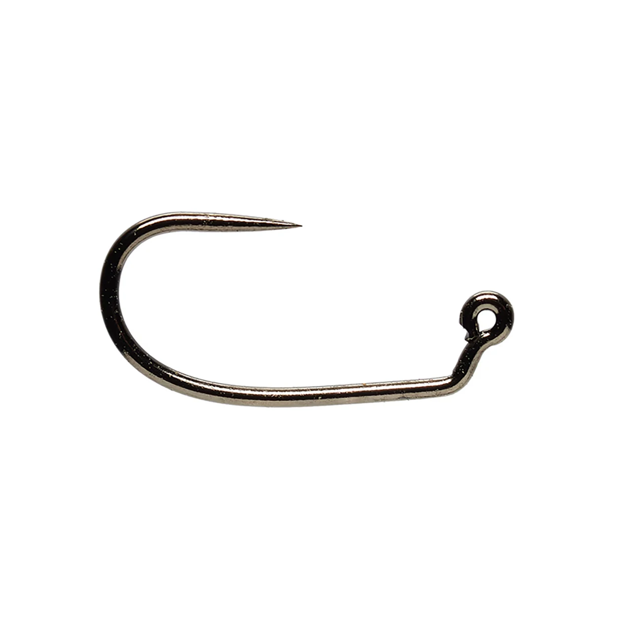 Fulling Mill Jig Force Straight Point Black Nickel Barbless Hooks 12