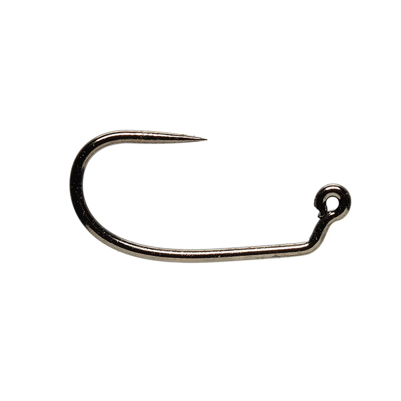 Fulling Mill Jig Force Straight Point Black Nickel Barbless Hooks 14