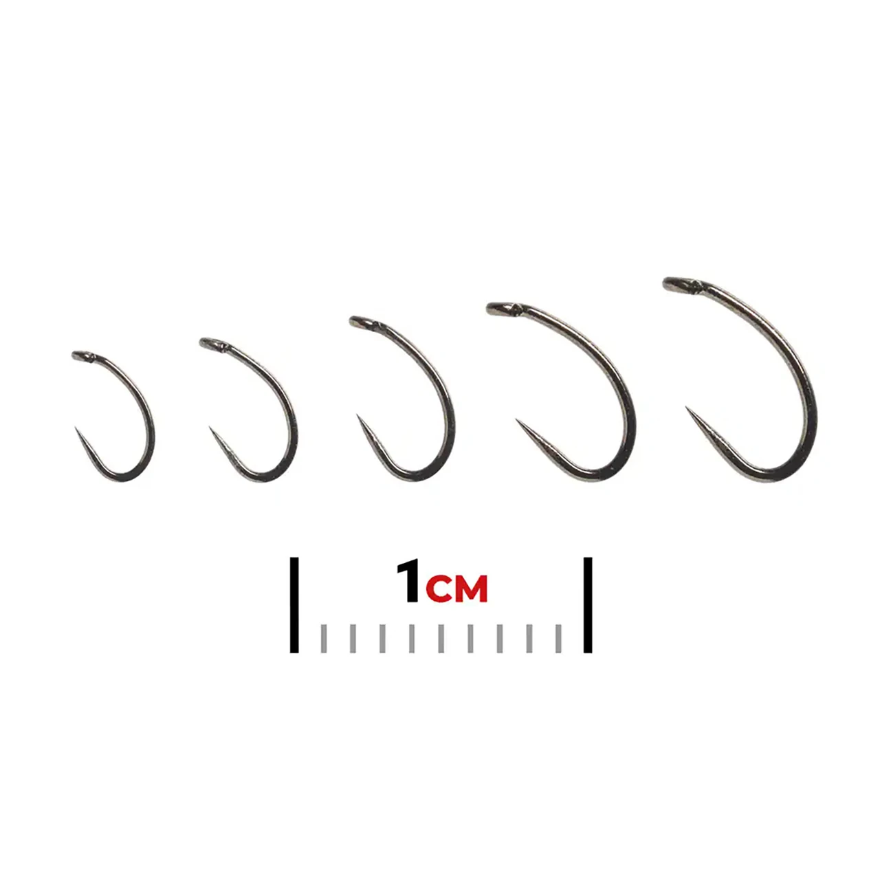 Fulling Mill Tactical Midge Black Nickel Barbless Hooks