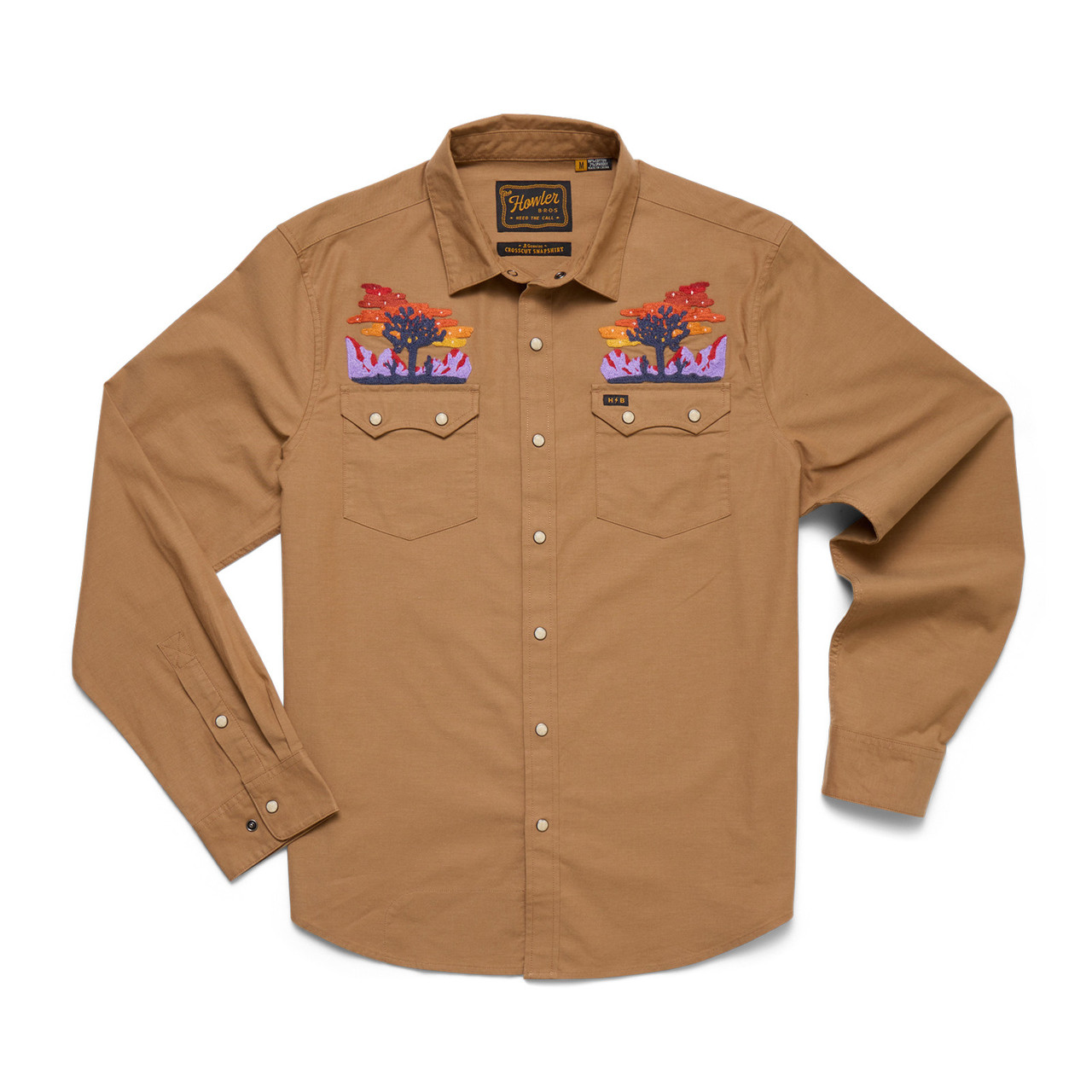 Howler Brothers Crosscut Deluxe Snapshirt - AvidMax
