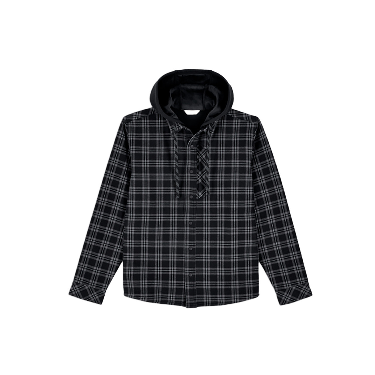 Simms Men's Coldweather Hooded Shacket Wakemup Plaid - view 1
