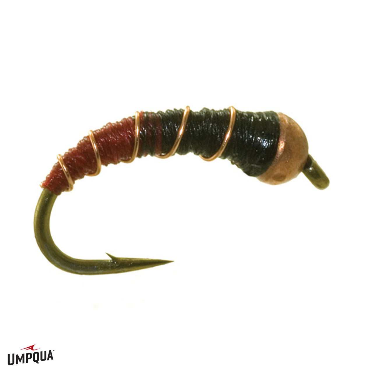 Tungsten Zebra Two-Tone Black Red Fly