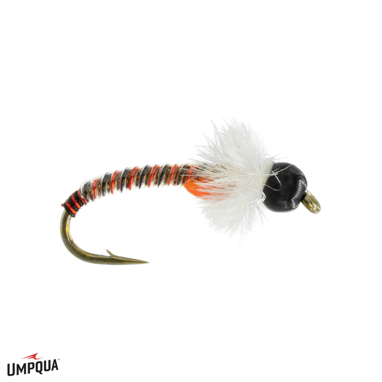 Trident Tube Midge Mayer Fly Red Black