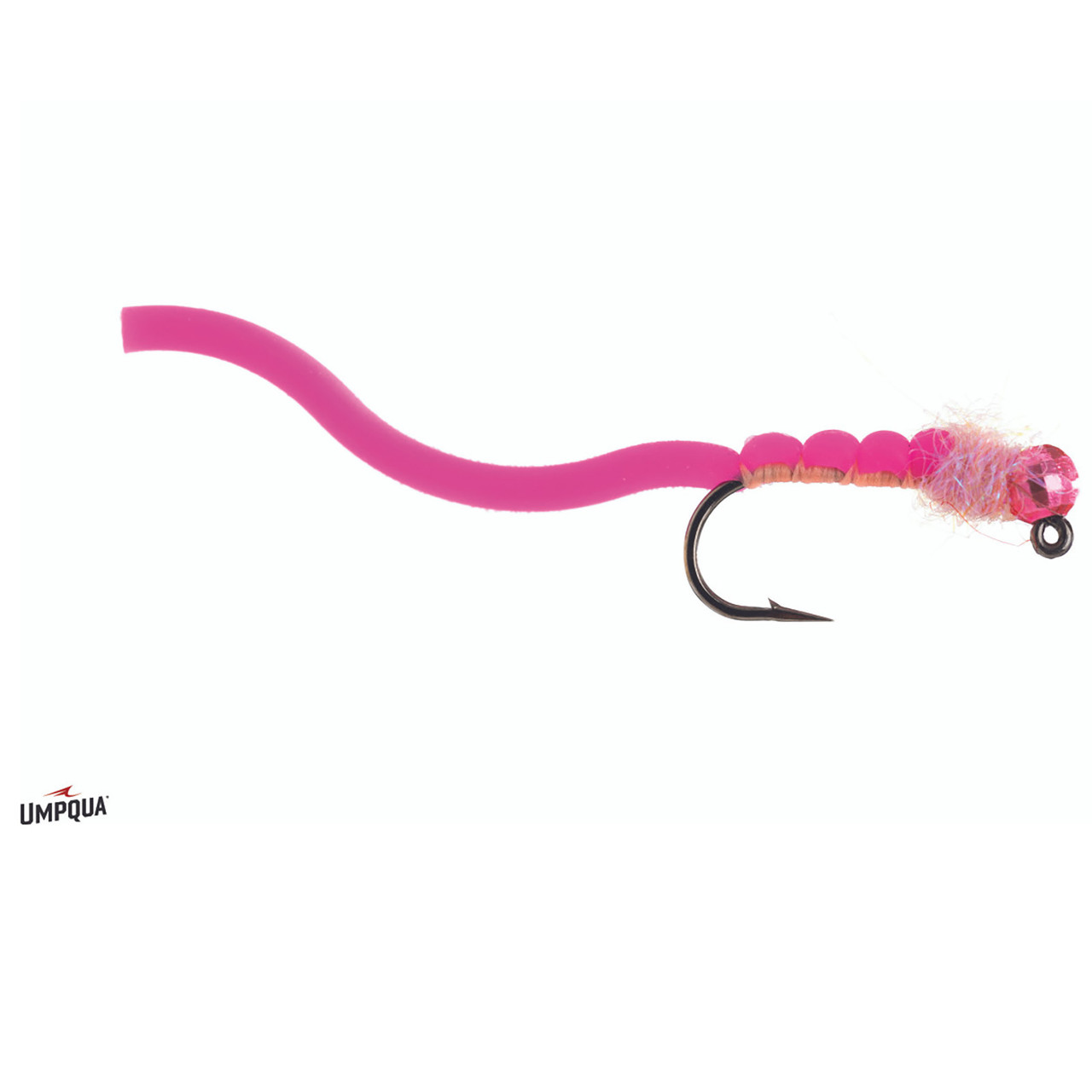 Squirmy Wormie Jigged Fly | Pink Squirmy Wormie Jigged Fly | Pink