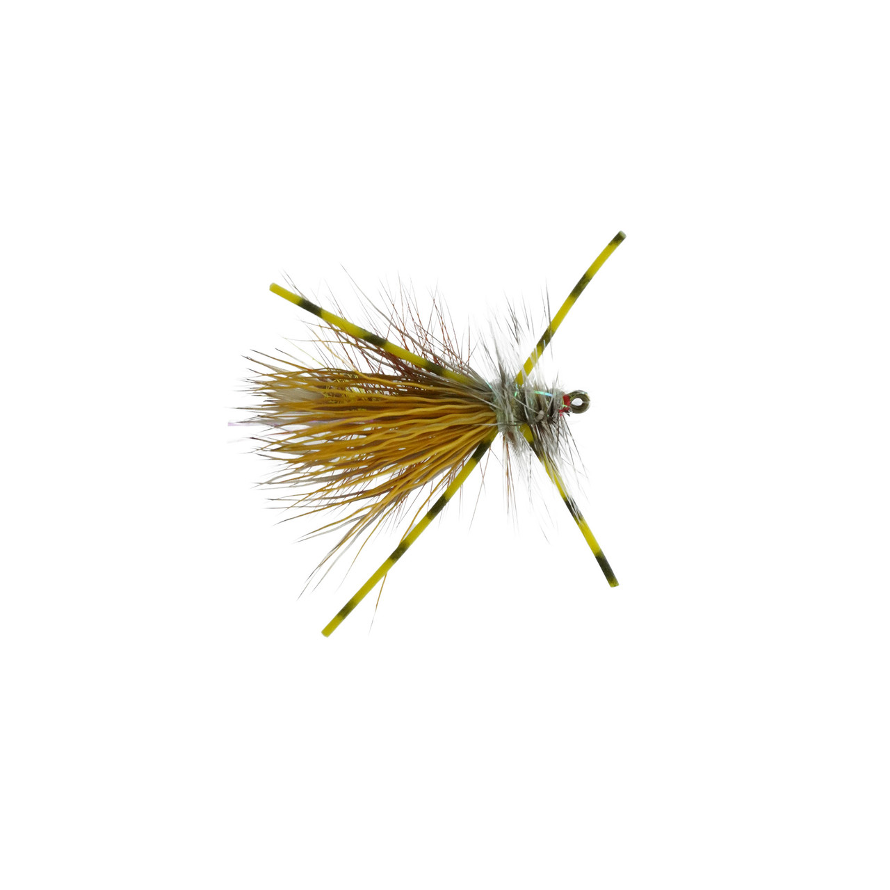 Crystal Stimulator Rubber Legs Fly Yellow 16