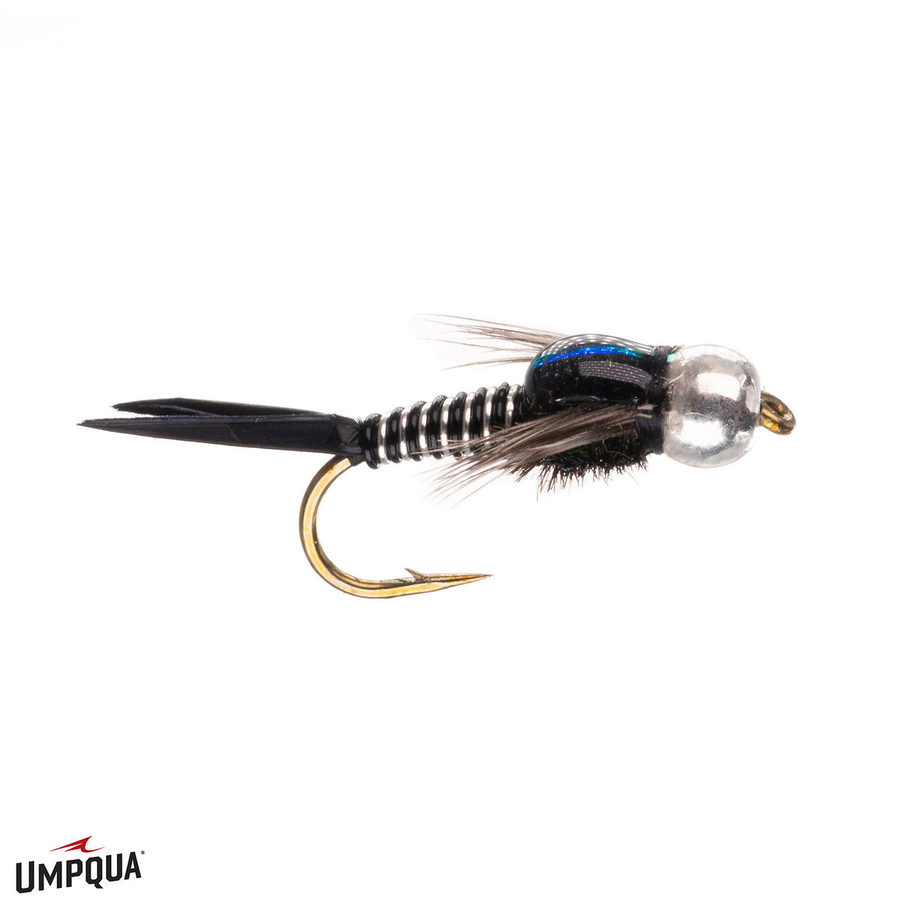 Copper John Barr's Silver Bead Fly Zebra 16
