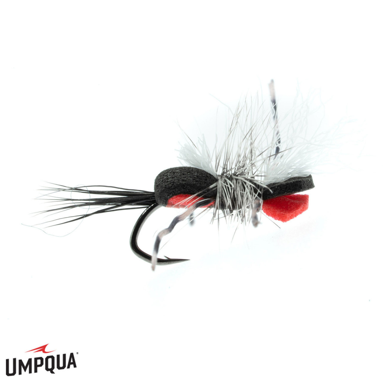 Umpqua Mini Hippie Stompers Grillos Fly - Red