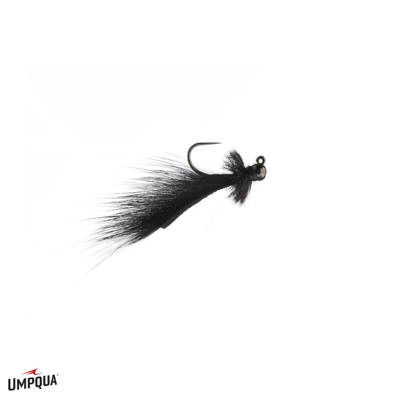 Mini Leech Jig Fly Black