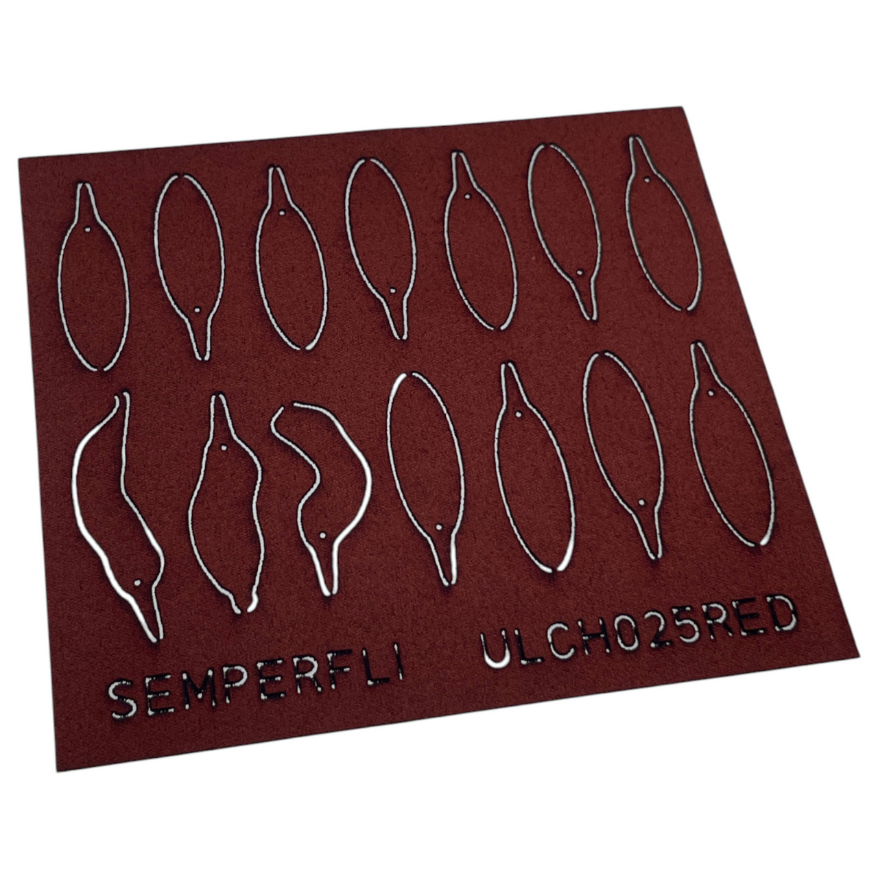 Semperfli ABC Leech Bodies 25mm Blood Red
