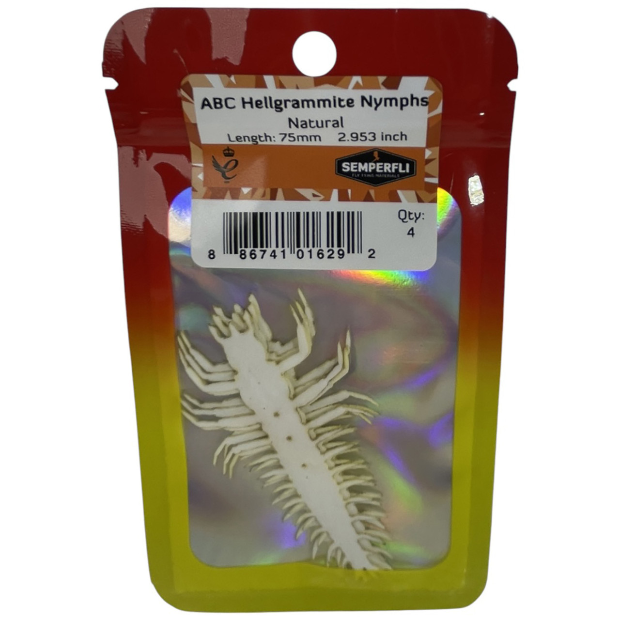 Semperfli ABC Hellgrammite Nymphs 75mm Natural