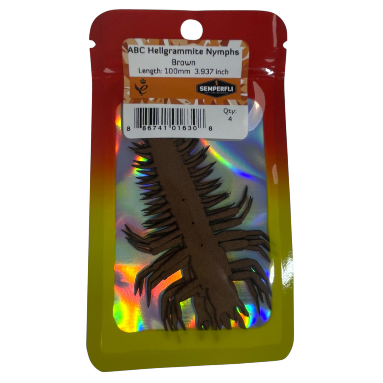 Semperfli ABC Hellgrammite Nymphs 100mm Brown