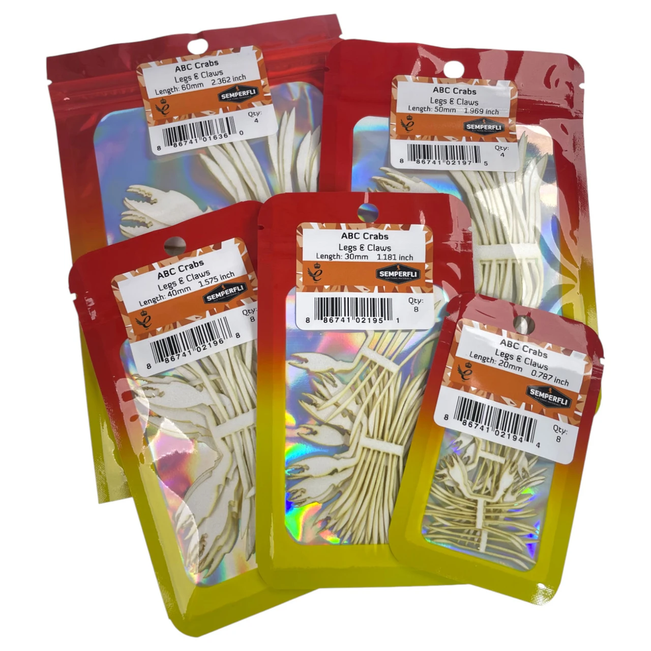 Semperfli ABC Crab Legs & Claws Skeletons