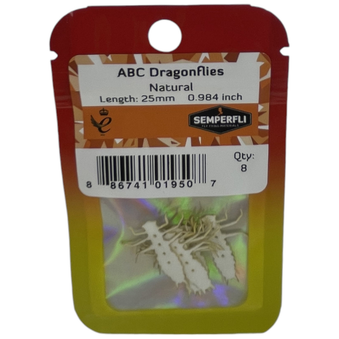 Semperfli ABC Dragonfly Nymphs 25mm Natural