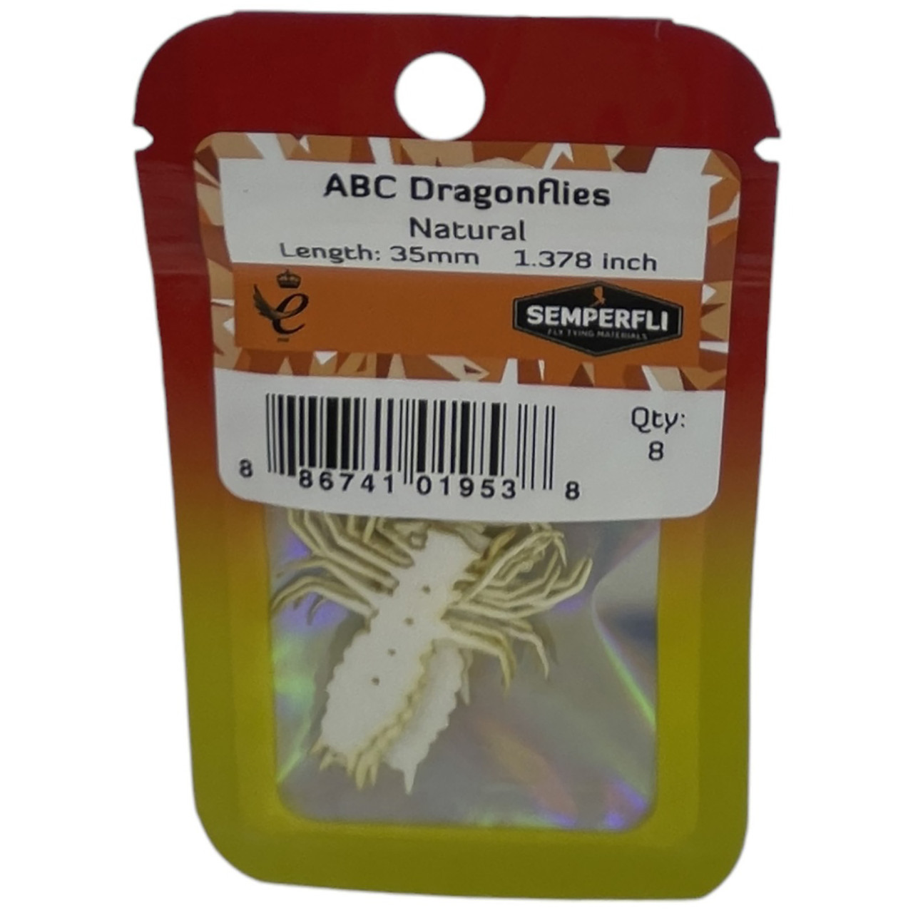 Semperfli ABC Dragonfly Nymphs 35mm Natural