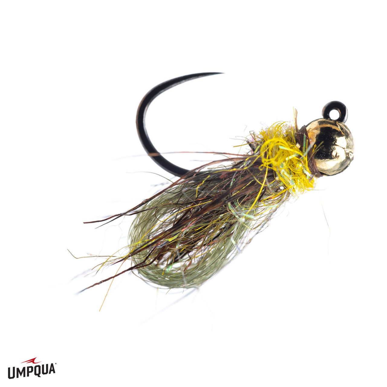 Jiggy Caddis Pupa Mercer Fly Olive