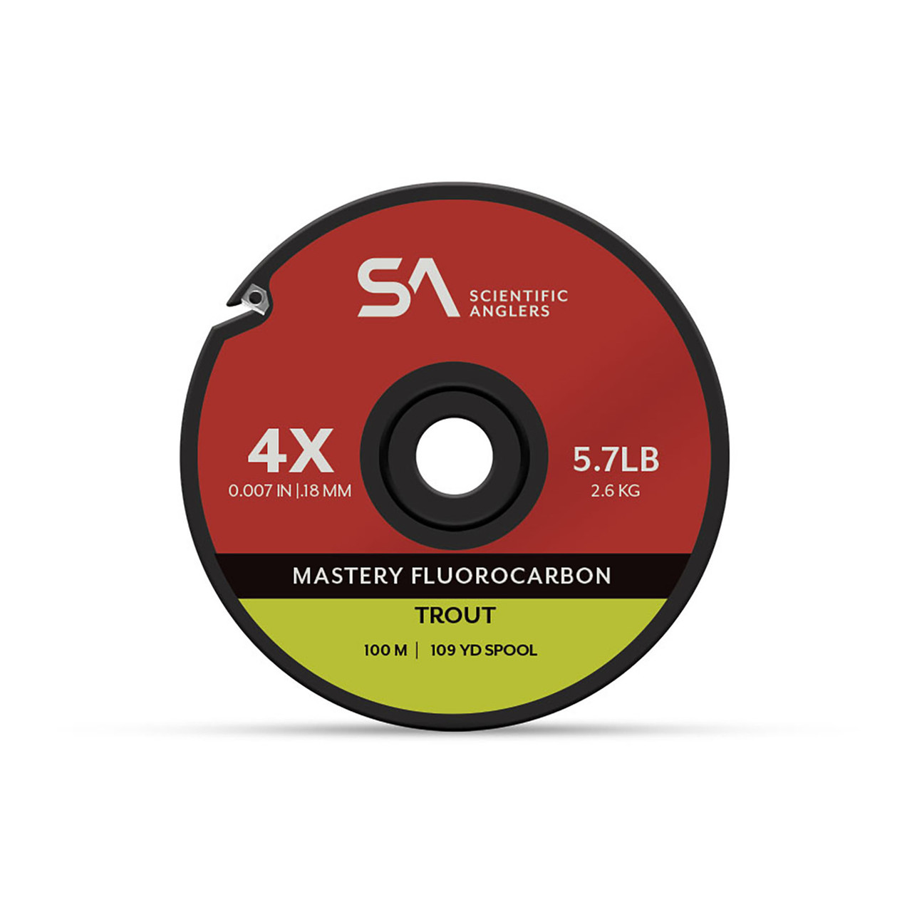 Scientific Anglers Mastery Trout Fluorocarbon Guide Spool Tippet 100M
